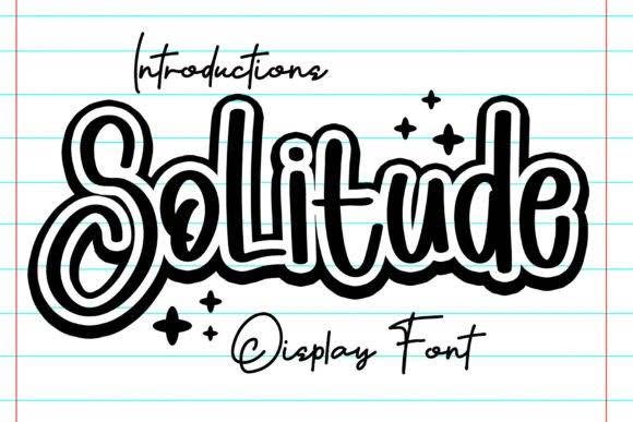 Solitude-Display-Font